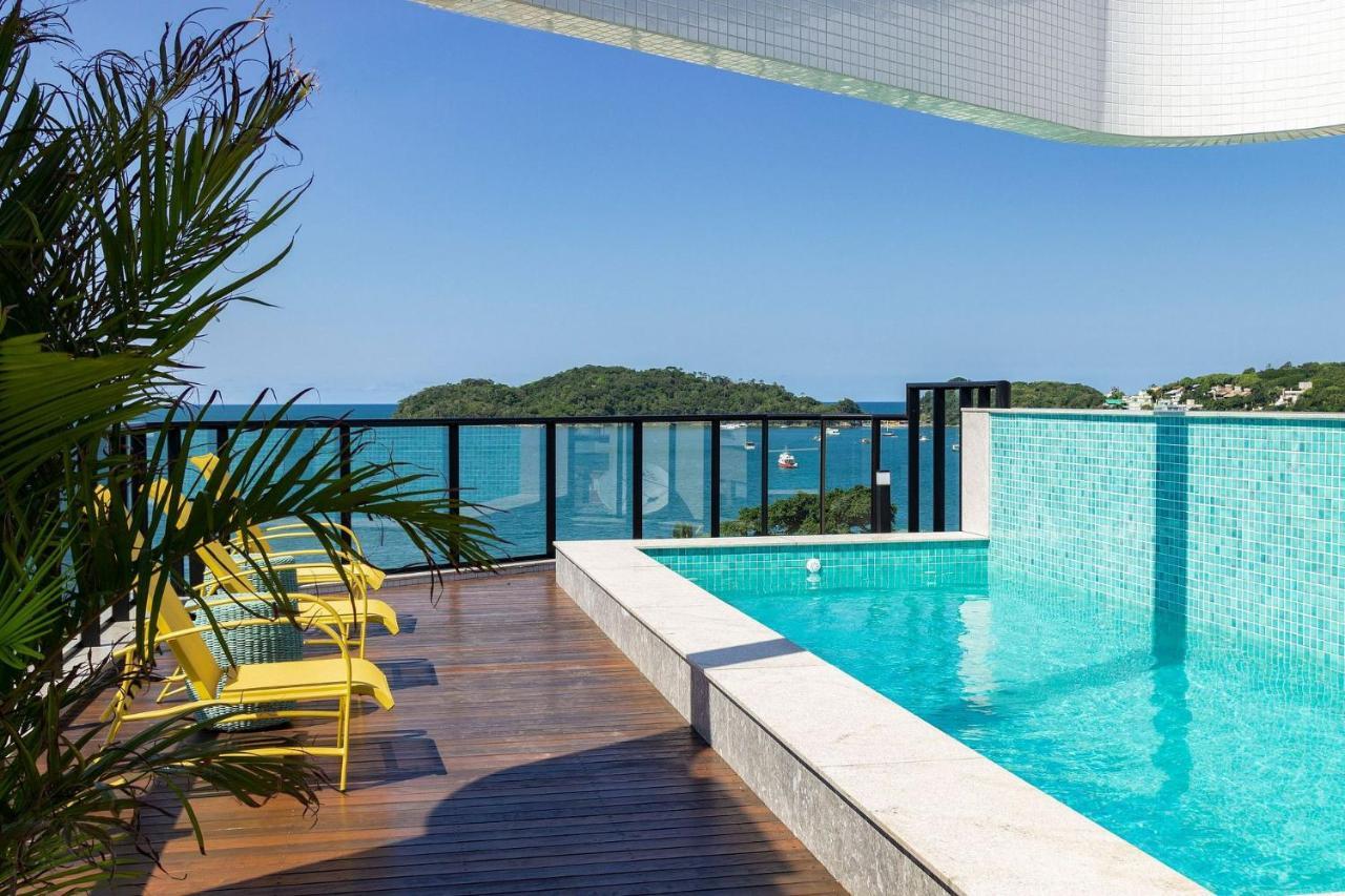 Aion Suites 303 - Lindo Apartamento Com Vista Para O Mar, A 60M Da Praia De Bombinhas, Com Piscina E Academia No Rooftop. Екстер'єр фото