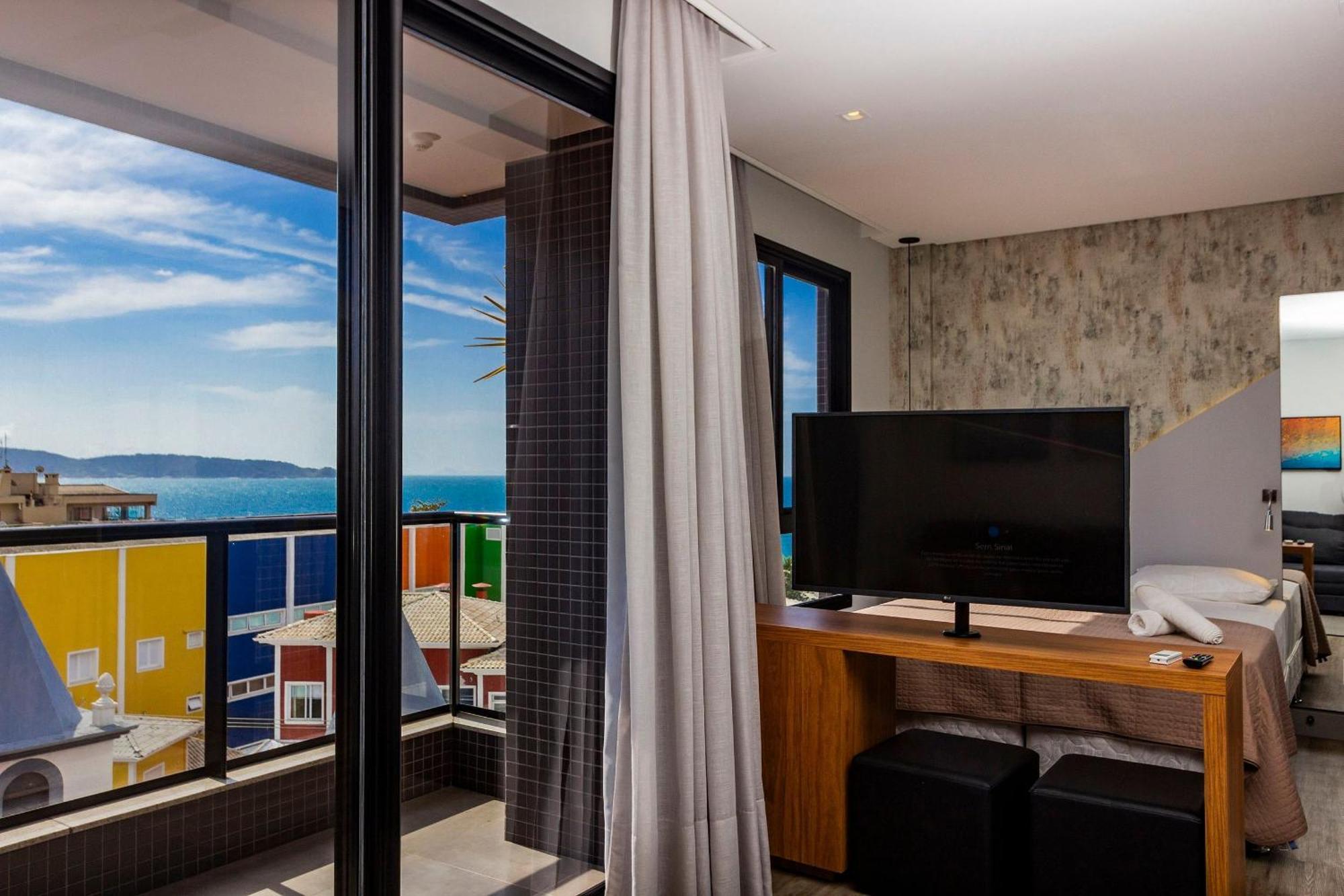 Aion Suites 303 - Lindo Apartamento Com Vista Para O Mar, A 60M Da Praia De Bombinhas, Com Piscina E Academia No Rooftop. Екстер'єр фото