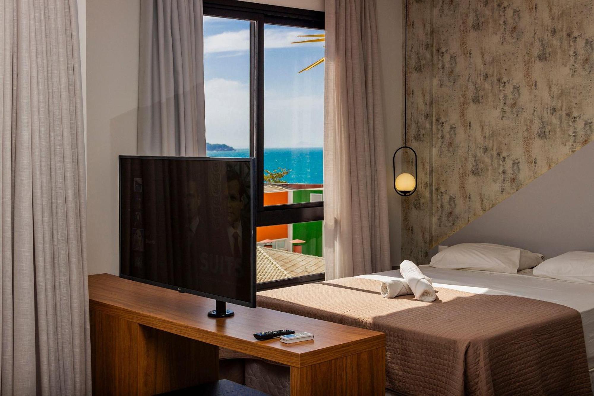 Aion Suites 303 - Lindo Apartamento Com Vista Para O Mar, A 60M Da Praia De Bombinhas, Com Piscina E Academia No Rooftop. Екстер'єр фото
